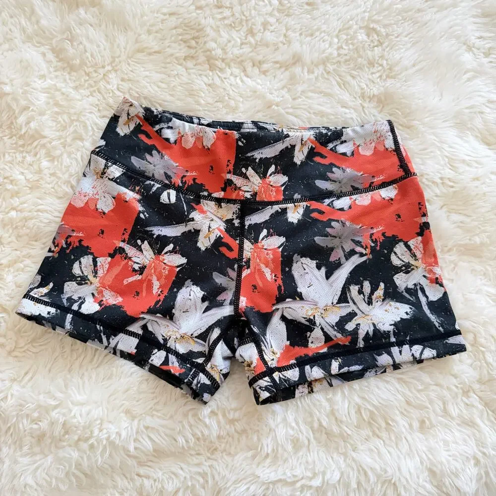IAB Leaf Print Athletic Shorts